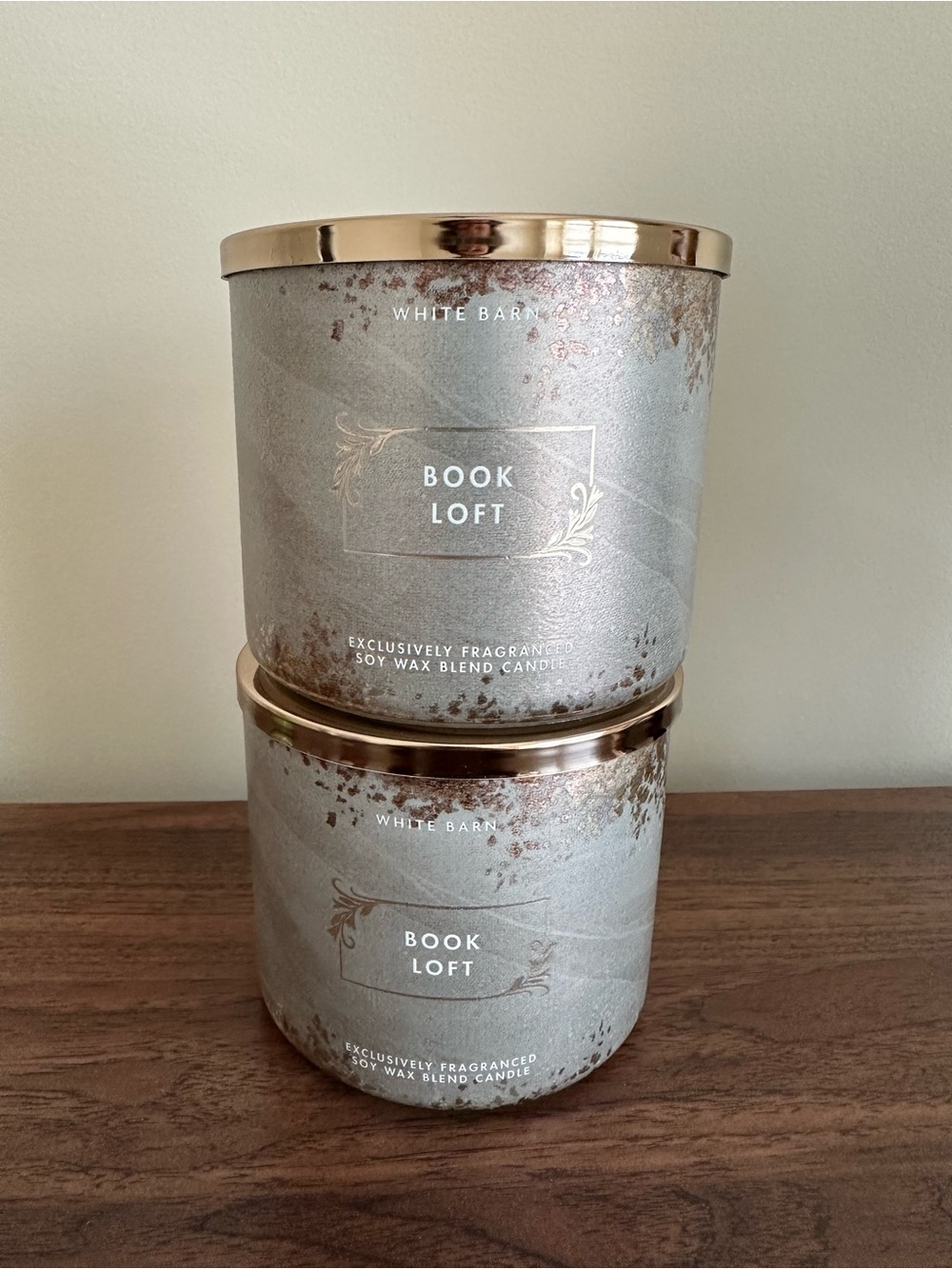 Bath & Body Works Book Loft Candles set of 2